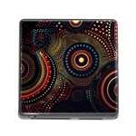 Abstract Geometric Pattern Memory Card Reader (Square 5 Slot)