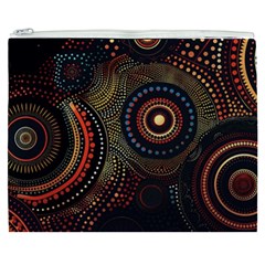 Abstract Geometric Pattern Cosmetic Bag (XXXL) from ArtsNow.com Front