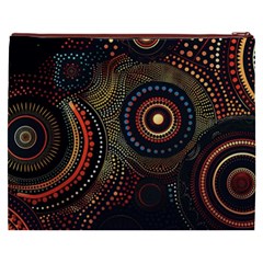 Abstract Geometric Pattern Cosmetic Bag (XXXL) from ArtsNow.com Back