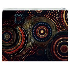 Abstract Geometric Pattern Cosmetic Bag (XXXL) from ArtsNow.com Back