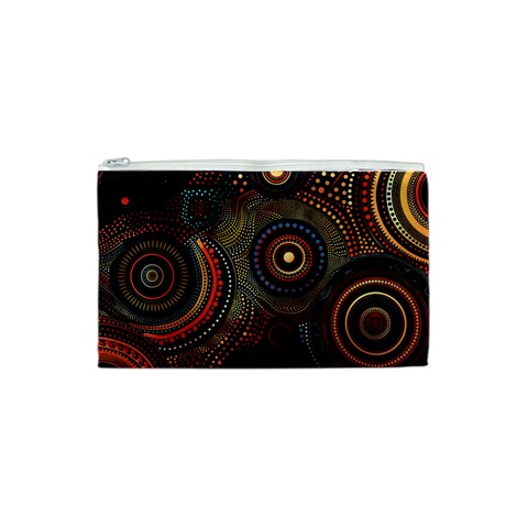 Abstract Geometric Pattern Cosmetic Bag (XS) from ArtsNow.com Front