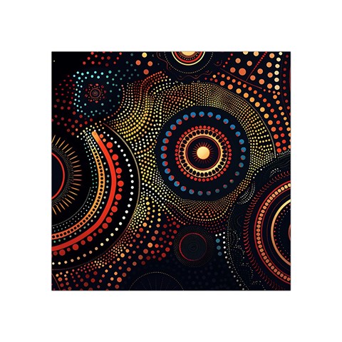 Abstract Geometric Pattern Square Tapestry (Small) from ArtsNow.com Front