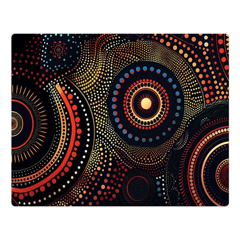 Abstract Geometric Pattern Premium Plush Fleece Blanket (Large) from ArtsNow.com 80 x60  Blanket Front