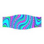 Swirls Pattern Design Bright Aqua Stretchable Headband
