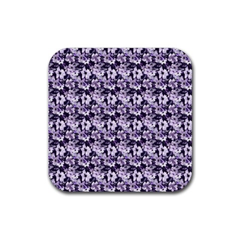 Purple Roses 1 Purple Roses Rubber Coaster (Square) from ArtsNow.com Front