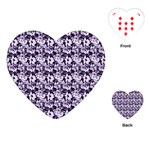 Purple Roses 1 Purple Roses Playing Cards Single Design (Heart)