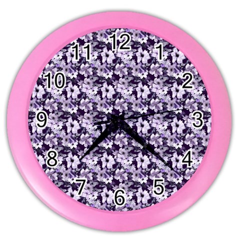 Purple Roses 1 Purple Roses Color Wall Clock from ArtsNow.com Front