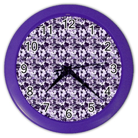 Purple Roses 1 Purple Roses Color Wall Clock from ArtsNow.com Front