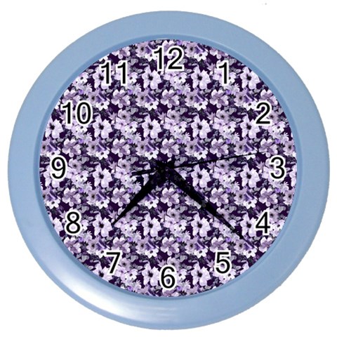 Purple Roses 1 Purple Roses Color Wall Clock from ArtsNow.com Front