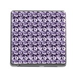 Purple Roses 1 Purple Roses Memory Card Reader (Square 5 Slot)