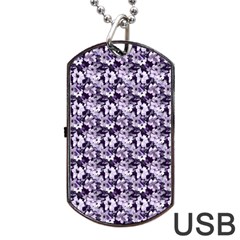 Purple Roses 1 Purple Roses Dog Tag USB Flash (Two Sides) from ArtsNow.com Front