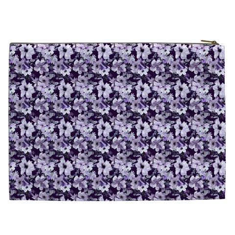 Purple Roses 1 Purple Roses Cosmetic Bag (XXL) from ArtsNow.com Back