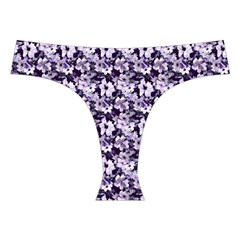 Purple Roses 1 Purple Roses Cross Back Hipster Bikini Set from ArtsNow.com Front Under