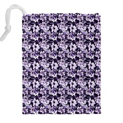 Purple Roses 1 Purple Roses Drawstring Pouch (4XL) from ArtsNow.com Back