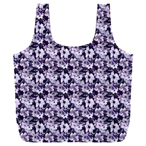 Purple Roses 1 Purple Roses Full Print Recycle Bag (XXXL) from ArtsNow.com Back