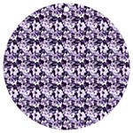 Purple Roses 1 Purple Roses UV Print Acrylic Ornament Round
