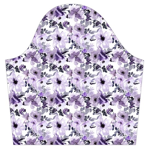 Purple Roses 1 Purple Roses Trumpet Sleeve Cropped Top from ArtsNow.com Sleeve Left