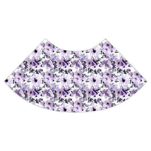 Purple Roses 1 Purple Roses Trumpet Sleeve Cropped Top from ArtsNow.com Cuff Left