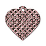 Pink Roses 02 Pink Roses 01 Dog Tag Heart (Two Sides)