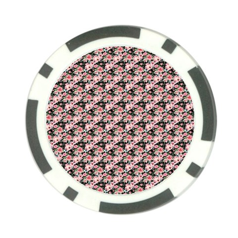 Pink Roses 02 Pink Roses 01 Poker Chip Card Guard from ArtsNow.com Front