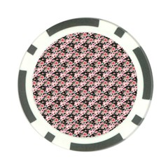 Pink Roses 02 Pink Roses 01 Poker Chip Card Guard from ArtsNow.com Front