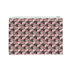 Pink Roses 02 Pink Roses 01 Cosmetic Bag (Large) from ArtsNow.com Back