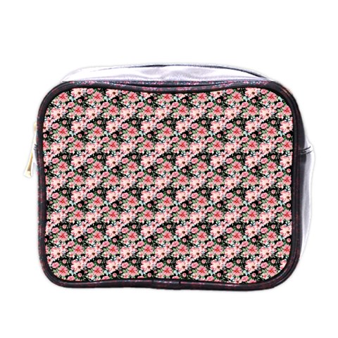 Pink Roses 02 Pink Roses 01 Mini Toiletries Bag (One Side) from ArtsNow.com Front