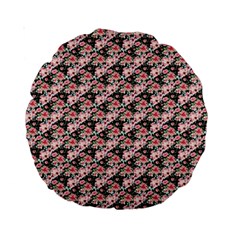 Pink Roses 02 Pink Roses 01 Standard 15  Premium Round Cushions from ArtsNow.com Front