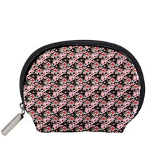 Pink Roses 02 Pink Roses 01 Accessory Pouch (Small) from ArtsNow.com Front