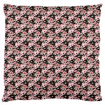 Pink Roses 02 Pink Roses 01 Standard Premium Plush Fleece Cushion Case (One Side)
