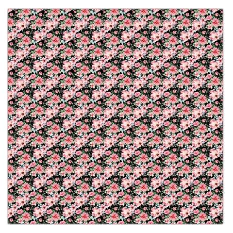 Pink Roses 02 Pink Roses 01 Square Satin Scarf (36  x 36 ) from ArtsNow.com Front