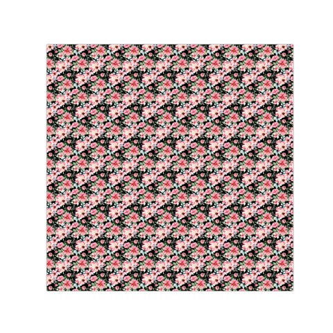 Pink Roses 02 Pink Roses 01 Square Satin Scarf (30  x 30 ) from ArtsNow.com Front