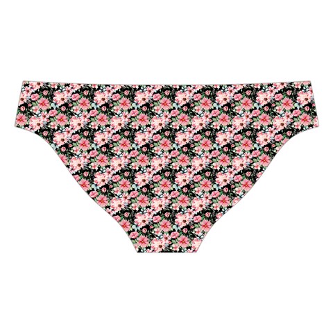 Pink Roses 02 Pink Roses 01 Cross Back Hipster Bikini Set from ArtsNow.com Back Under