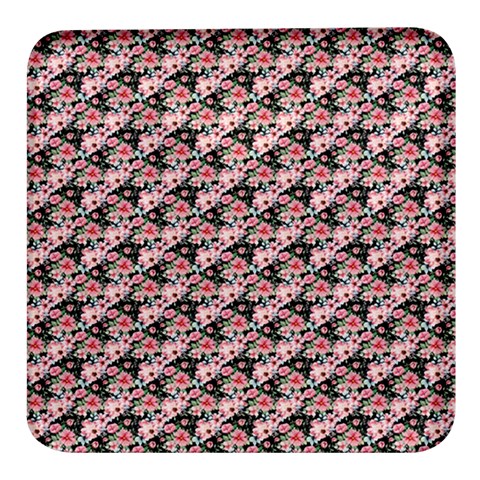 Pink Roses 02 Pink Roses 01 Square Glass Fridge Magnet (4 pack) from ArtsNow.com Front