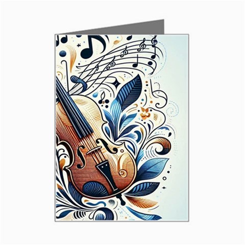 Cello Mini Greeting Card from ArtsNow.com Left