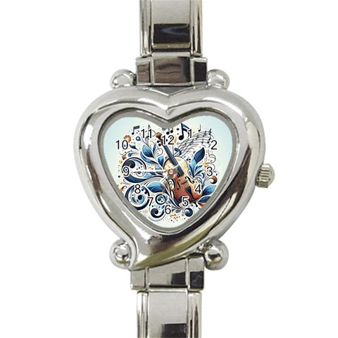 Cello Heart Italian Charm Watch from ArtsNow.com Front