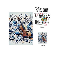 Cello Playing Cards 54 Designs (Mini) from ArtsNow.com Front - Spade2