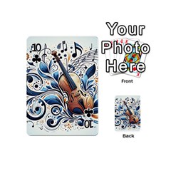 Cello Playing Cards 54 Designs (Mini) from ArtsNow.com Front - Club10