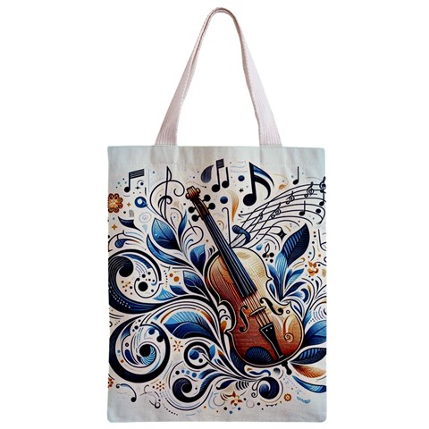 Cello Zipper Classic Tote Bag from ArtsNow.com Front