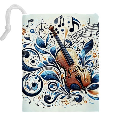 Cello Drawstring Pouch (4XL) from ArtsNow.com Back