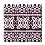 Illustration Ukrainian Folk Seamless Pattern Ornament Tile Coaster