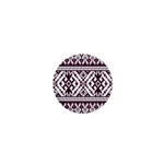 Illustration Ukrainian Folk Seamless Pattern Ornament 1  Mini Buttons