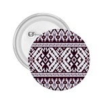 Illustration Ukrainian Folk Seamless Pattern Ornament 2.25  Buttons