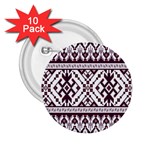 Illustration Ukrainian Folk Seamless Pattern Ornament 2.25  Buttons (10 pack) 