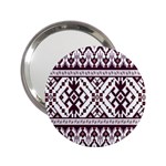 Illustration Ukrainian Folk Seamless Pattern Ornament 2.25  Handbag Mirrors