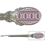 Illustration Ukrainian Folk Seamless Pattern Ornament Letter Opener