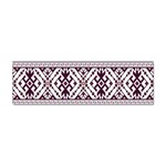 Illustration Ukrainian Folk Seamless Pattern Ornament Sticker (Bumper)