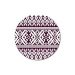 Illustration Ukrainian Folk Seamless Pattern Ornament Magnet 3  (Round)