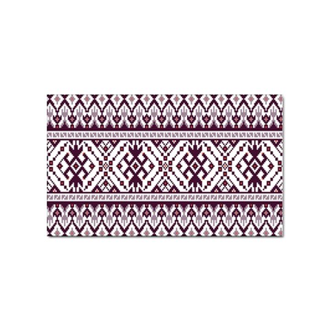 Illustration Ukrainian Folk Seamless Pattern Ornament Sticker Rectangular (100 pack) from ArtsNow.com Front