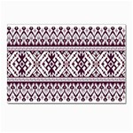 Illustration Ukrainian Folk Seamless Pattern Ornament Postcard 4 x 6  (Pkg of 10)